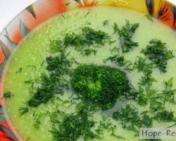 Суп-пюре из цветной капусты с кабачками Суп пюре овощной кабачки капуста