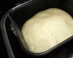 Dumpling dough in a bread maker